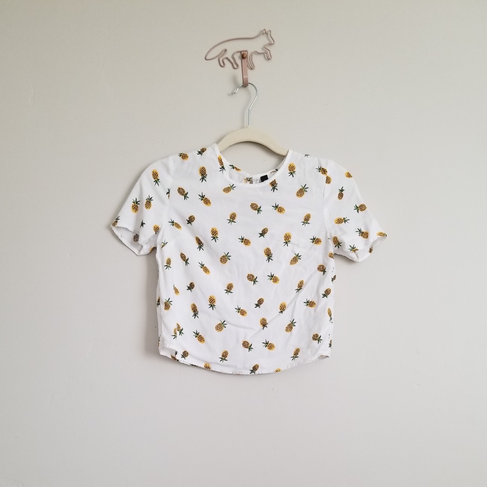 H&M Pineapple Top